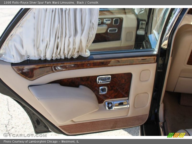 Black / Cornsilk 1998 Rolls-Royce Silver Spur Park Ward Limousine