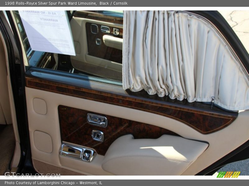 Black / Cornsilk 1998 Rolls-Royce Silver Spur Park Ward Limousine