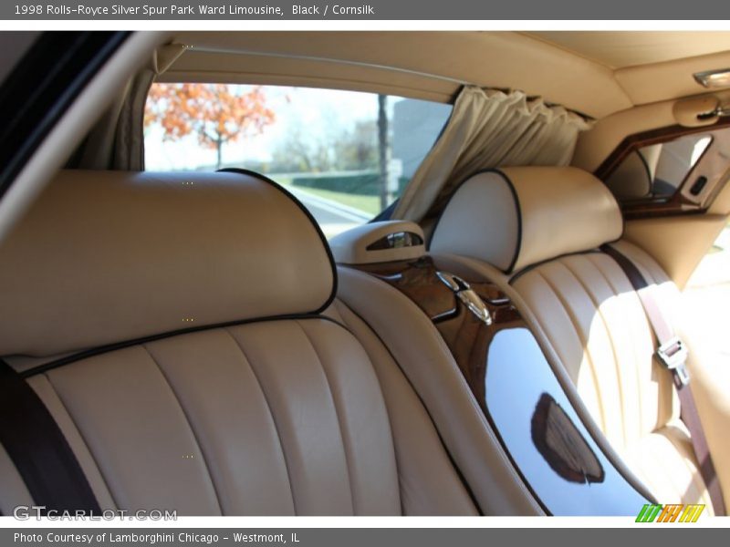 Black / Cornsilk 1998 Rolls-Royce Silver Spur Park Ward Limousine