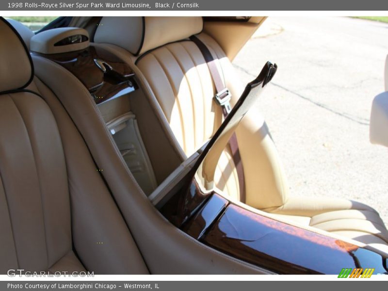 Black / Cornsilk 1998 Rolls-Royce Silver Spur Park Ward Limousine