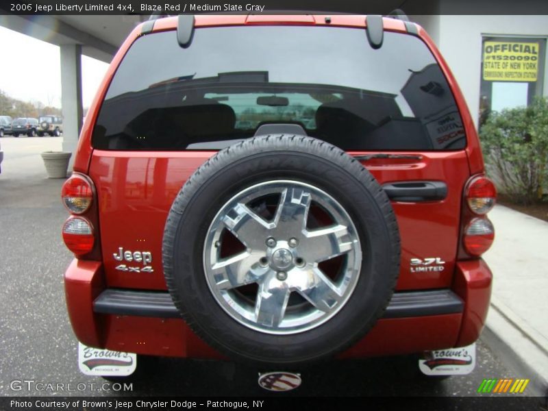 Blaze Red / Medium Slate Gray 2006 Jeep Liberty Limited 4x4