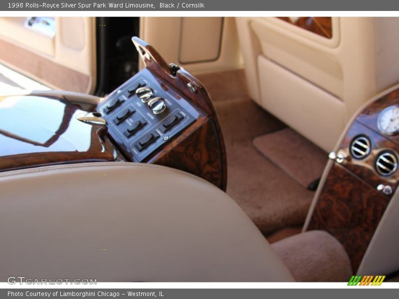 Black / Cornsilk 1998 Rolls-Royce Silver Spur Park Ward Limousine