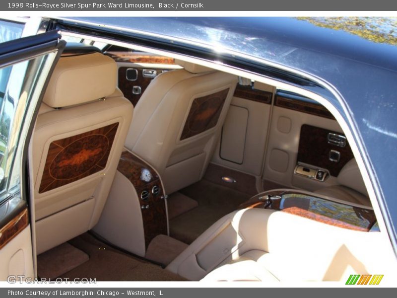Black / Cornsilk 1998 Rolls-Royce Silver Spur Park Ward Limousine