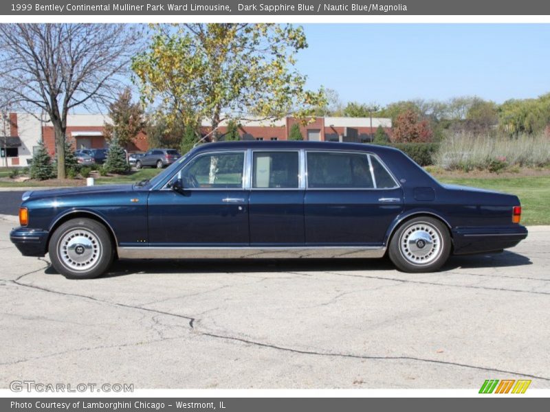  1999 Continental Mulliner Park Ward Limousine Dark Sapphire Blue