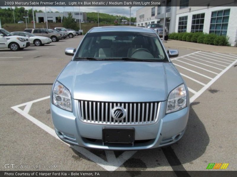 Light Ice Blue Metallic / Medium Dark Flint/Light Stone 2009 Mercury Sable Premier Sedan