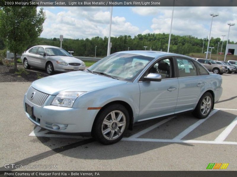 Light Ice Blue Metallic / Medium Dark Flint/Light Stone 2009 Mercury Sable Premier Sedan