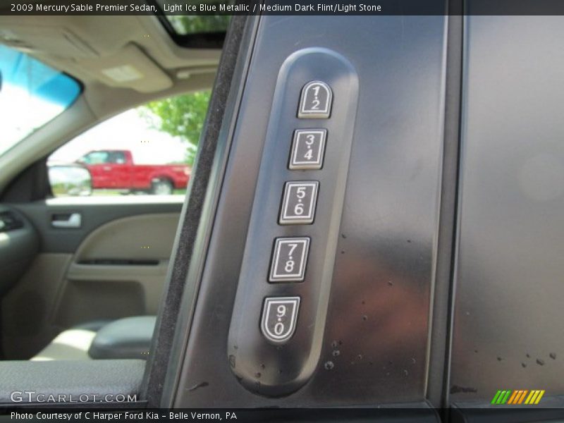 Light Ice Blue Metallic / Medium Dark Flint/Light Stone 2009 Mercury Sable Premier Sedan