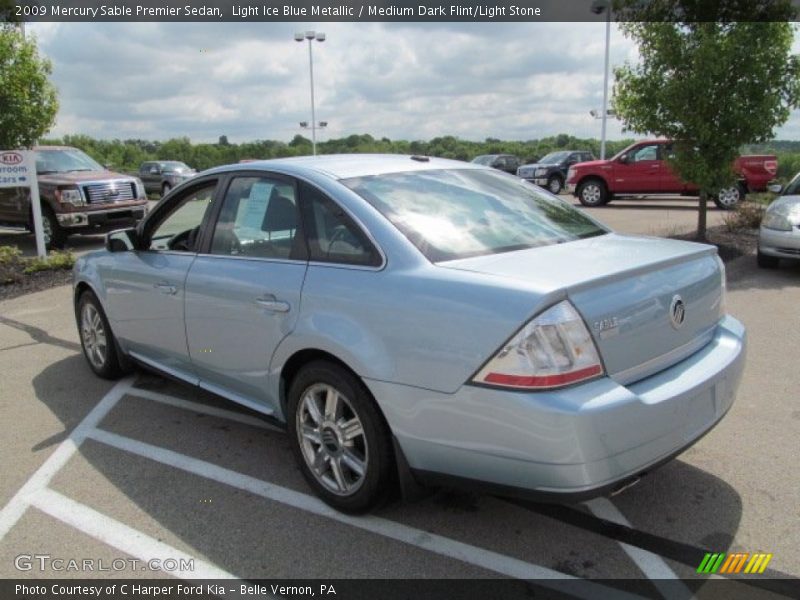 Light Ice Blue Metallic / Medium Dark Flint/Light Stone 2009 Mercury Sable Premier Sedan