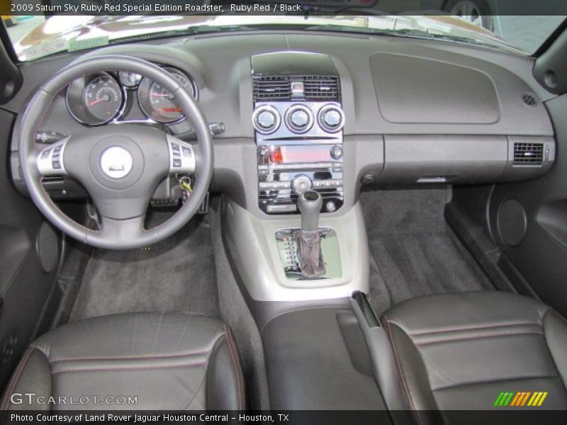 Dashboard of 2009 Sky Ruby Red Special Edition Roadster