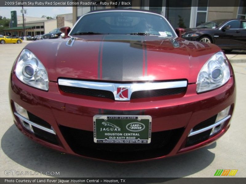 Ruby Red / Black 2009 Saturn Sky Ruby Red Special Edition Roadster