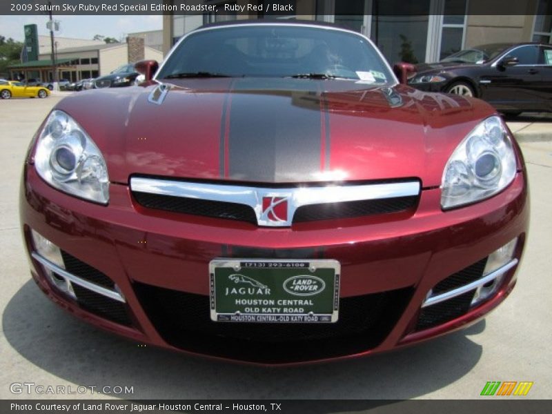 Ruby Red / Black 2009 Saturn Sky Ruby Red Special Edition Roadster