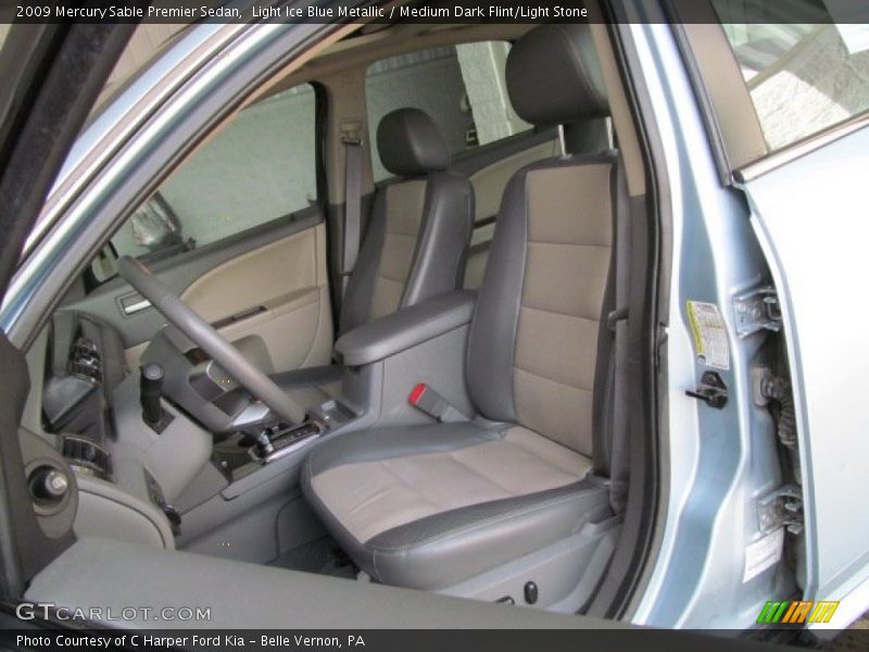 Light Ice Blue Metallic / Medium Dark Flint/Light Stone 2009 Mercury Sable Premier Sedan