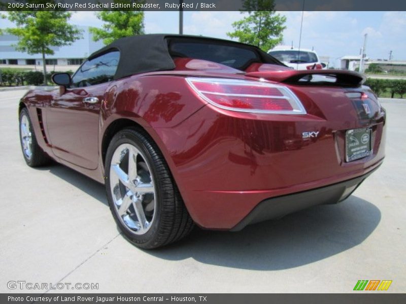 Ruby Red / Black 2009 Saturn Sky Ruby Red Special Edition Roadster