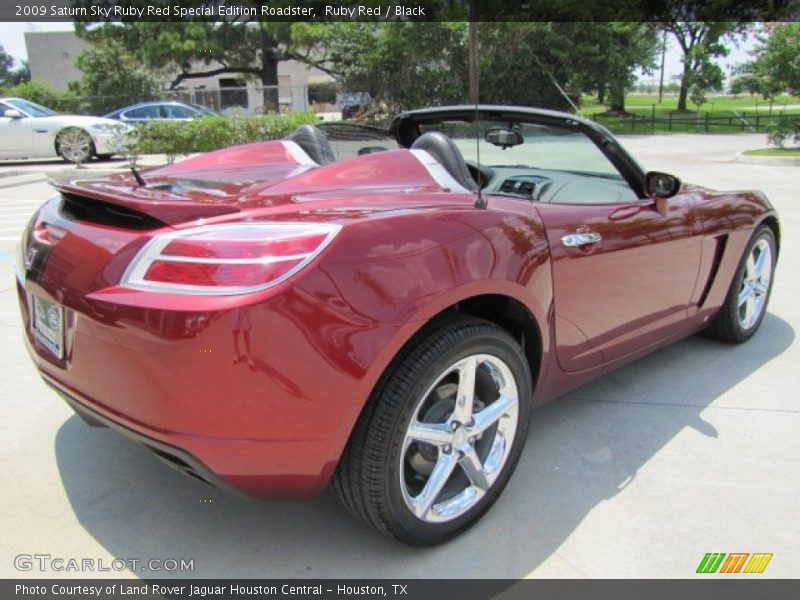 Ruby Red / Black 2009 Saturn Sky Ruby Red Special Edition Roadster