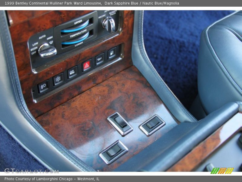 Dark Sapphire Blue / Nautic Blue/Magnolia 1999 Bentley Continental Mulliner Park Ward Limousine