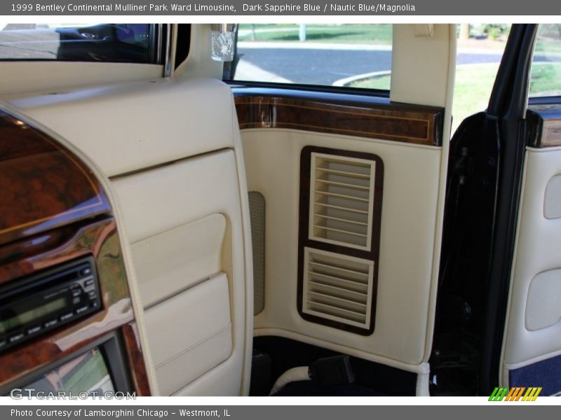  1999 Continental Mulliner Park Ward Limousine Nautic Blue/Magnolia Interior