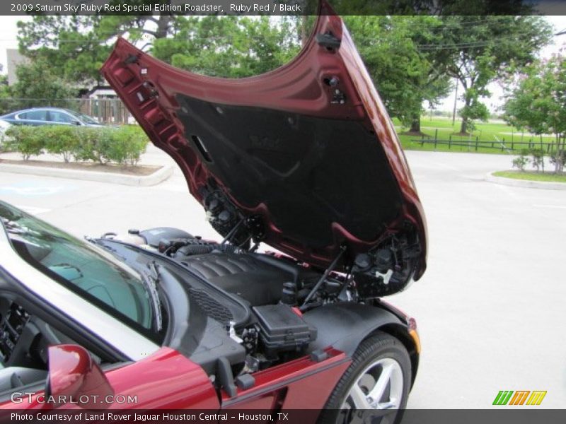 Ruby Red / Black 2009 Saturn Sky Ruby Red Special Edition Roadster