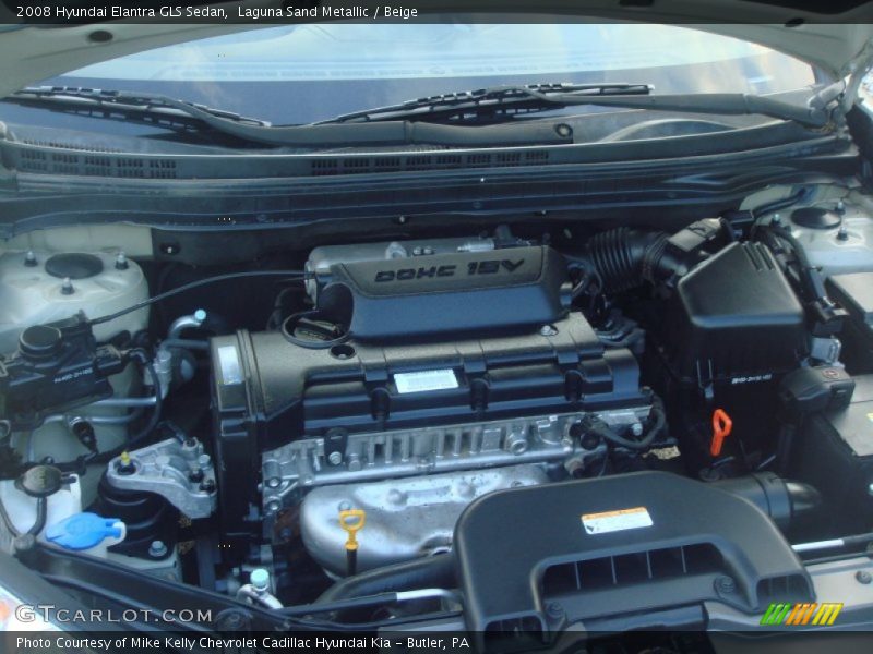 Laguna Sand Metallic / Beige 2008 Hyundai Elantra GLS Sedan