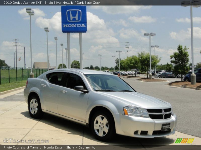 Bright Silver Metallic / Dark Slate Gray 2010 Dodge Avenger SXT