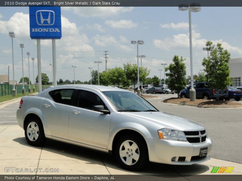 Bright Silver Metallic / Dark Slate Gray 2010 Dodge Avenger SXT