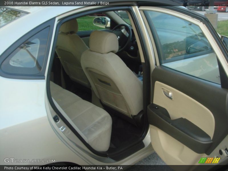 Laguna Sand Metallic / Beige 2008 Hyundai Elantra GLS Sedan