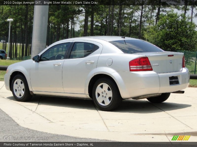 Bright Silver Metallic / Dark Slate Gray 2010 Dodge Avenger SXT