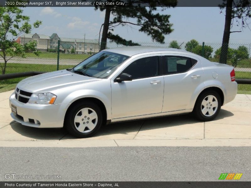 Bright Silver Metallic / Dark Slate Gray 2010 Dodge Avenger SXT