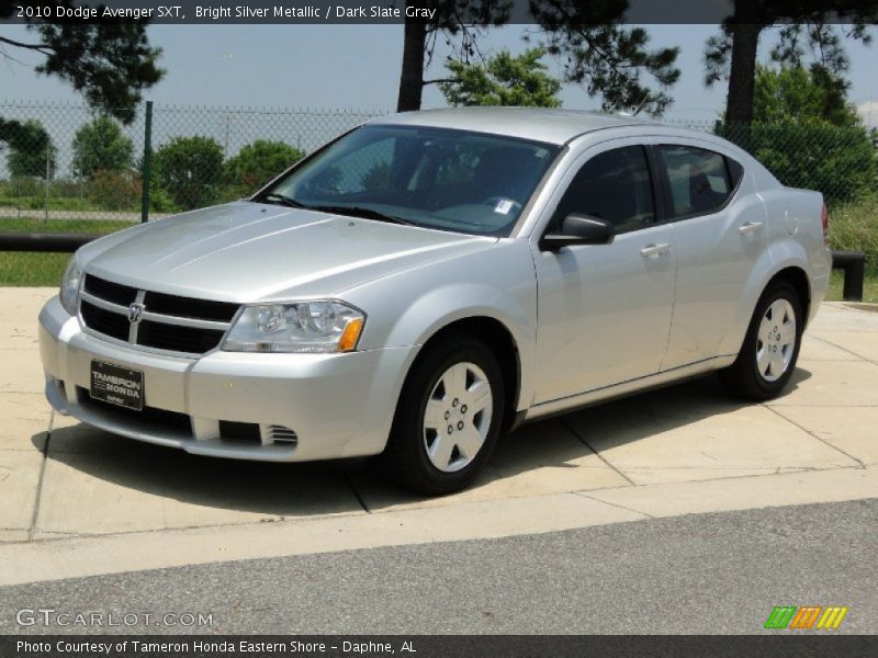 Bright Silver Metallic / Dark Slate Gray 2010 Dodge Avenger SXT