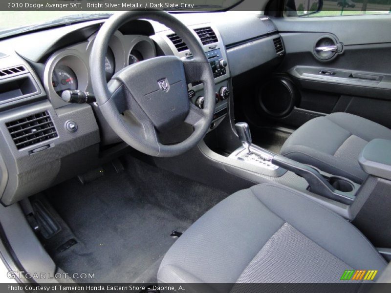 Bright Silver Metallic / Dark Slate Gray 2010 Dodge Avenger SXT