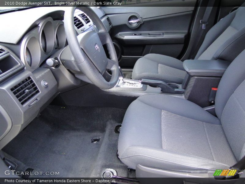 Bright Silver Metallic / Dark Slate Gray 2010 Dodge Avenger SXT