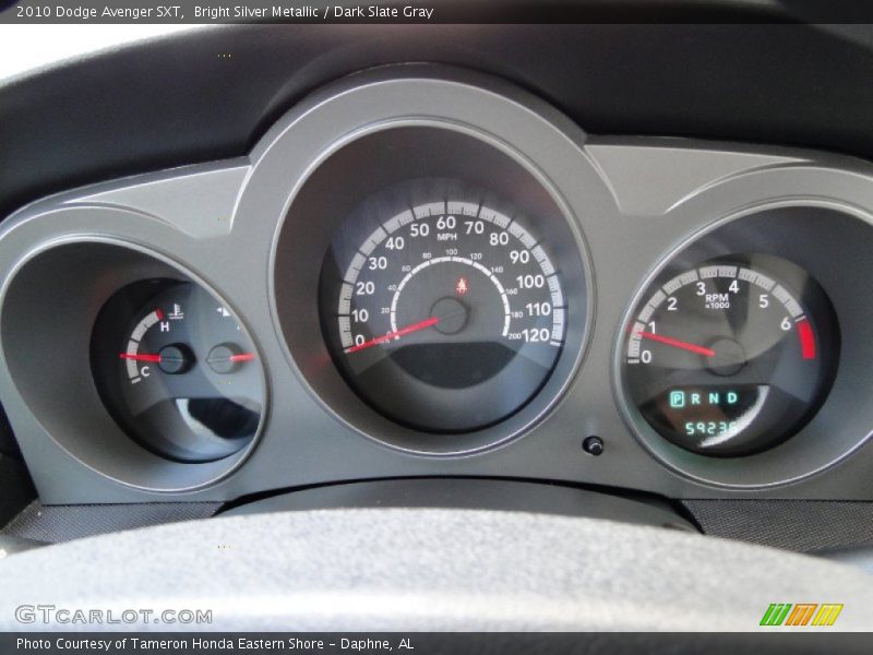 Bright Silver Metallic / Dark Slate Gray 2010 Dodge Avenger SXT