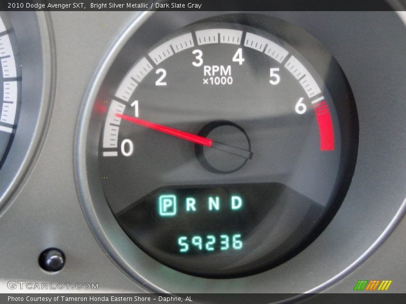 Bright Silver Metallic / Dark Slate Gray 2010 Dodge Avenger SXT