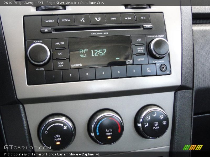 Bright Silver Metallic / Dark Slate Gray 2010 Dodge Avenger SXT