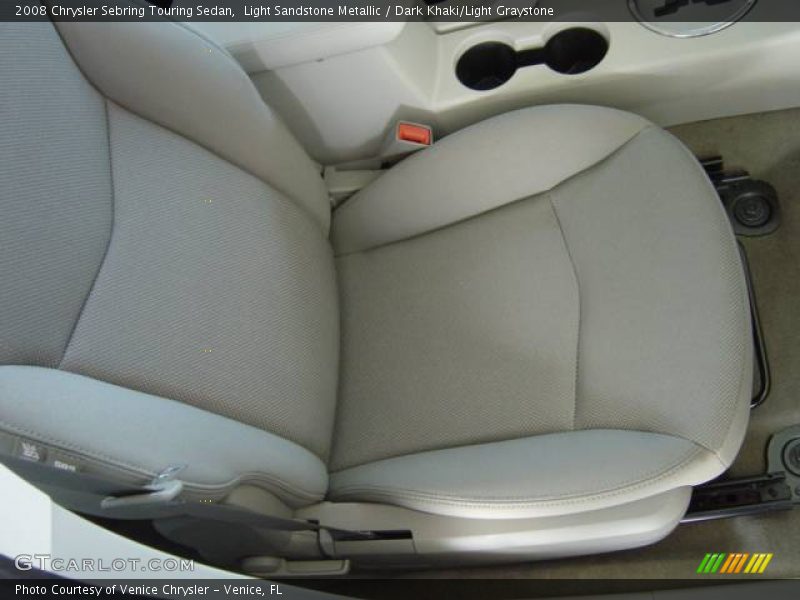 Light Sandstone Metallic / Dark Khaki/Light Graystone 2008 Chrysler Sebring Touring Sedan