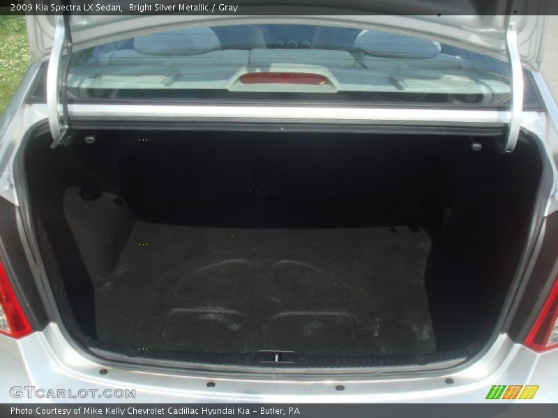 Bright Silver Metallic / Gray 2009 Kia Spectra LX Sedan