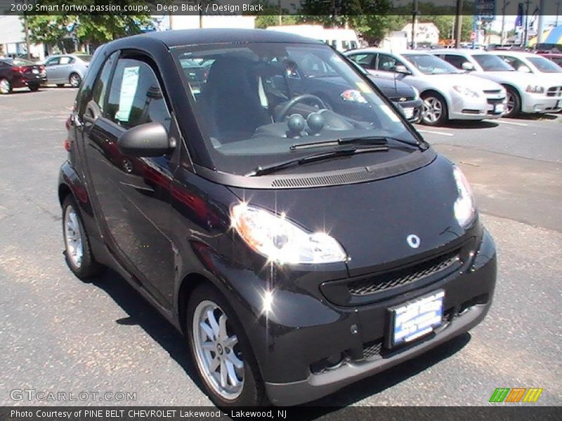 Deep Black / Design Black 2009 Smart fortwo passion coupe