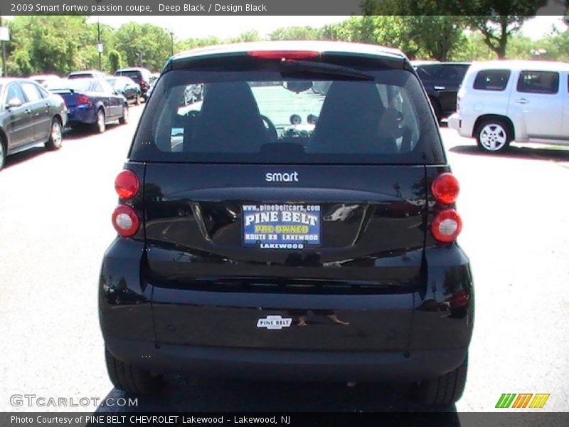 Deep Black / Design Black 2009 Smart fortwo passion coupe