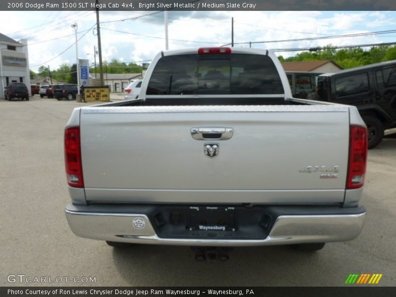 Bright Silver Metallic / Medium Slate Gray 2006 Dodge Ram 1500 SLT Mega Cab 4x4