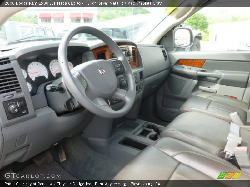 Bright Silver Metallic / Medium Slate Gray 2006 Dodge Ram 1500 SLT Mega Cab 4x4