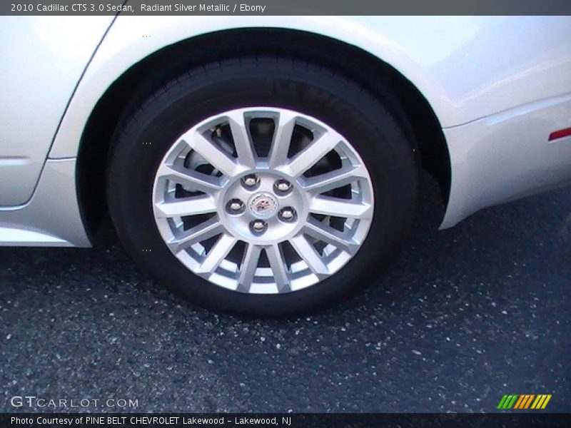 Radiant Silver Metallic / Ebony 2010 Cadillac CTS 3.0 Sedan