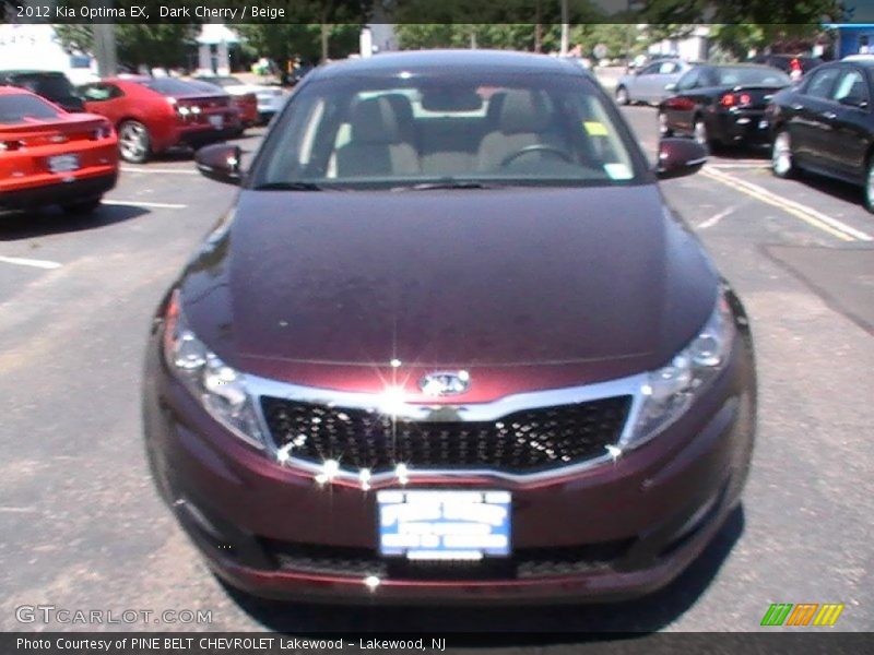 Dark Cherry / Beige 2012 Kia Optima EX