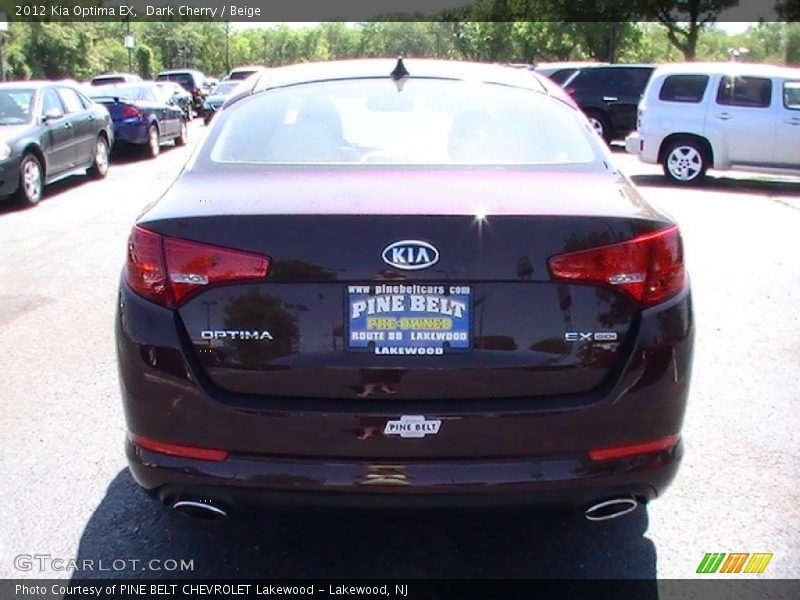 Dark Cherry / Beige 2012 Kia Optima EX