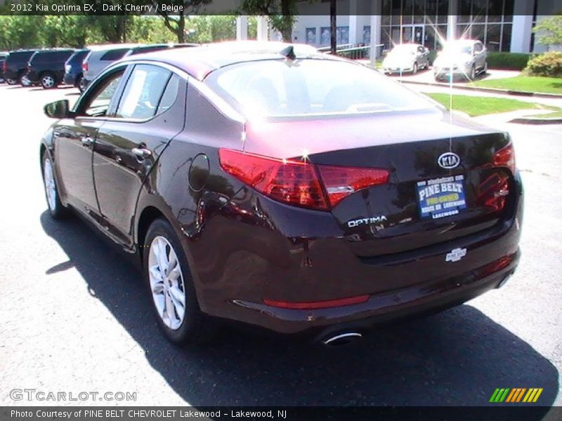 Dark Cherry / Beige 2012 Kia Optima EX