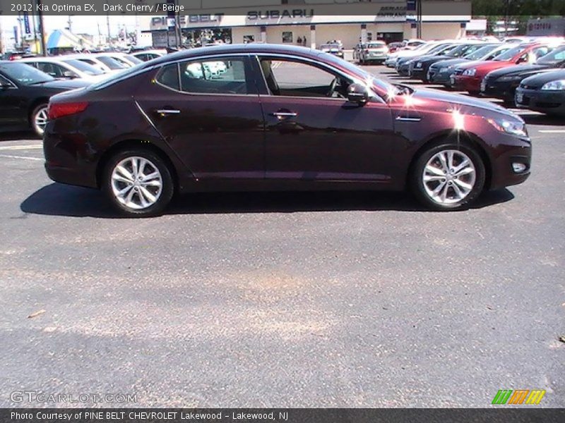 Dark Cherry / Beige 2012 Kia Optima EX