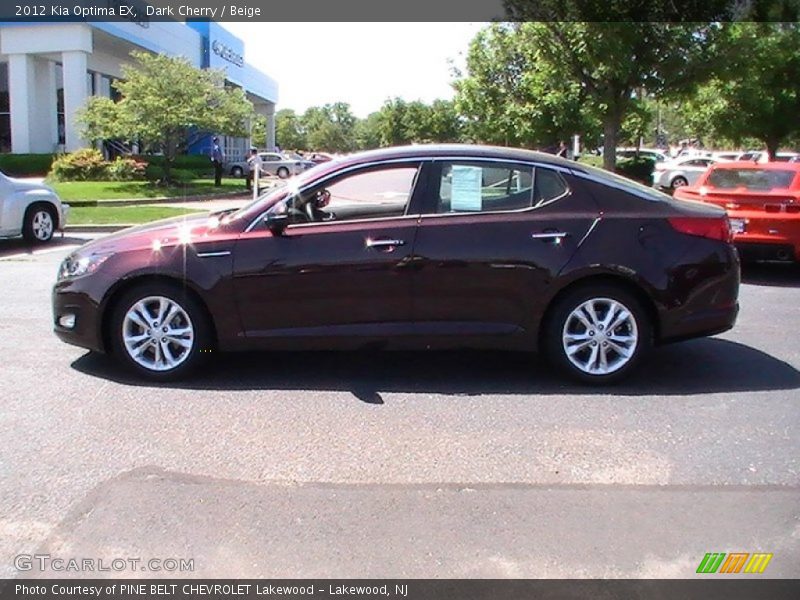 Dark Cherry / Beige 2012 Kia Optima EX