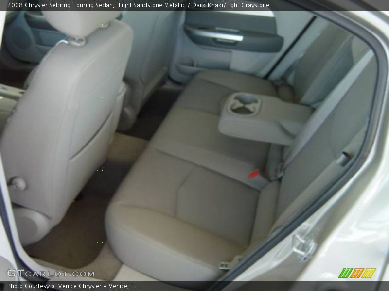 Light Sandstone Metallic / Dark Khaki/Light Graystone 2008 Chrysler Sebring Touring Sedan