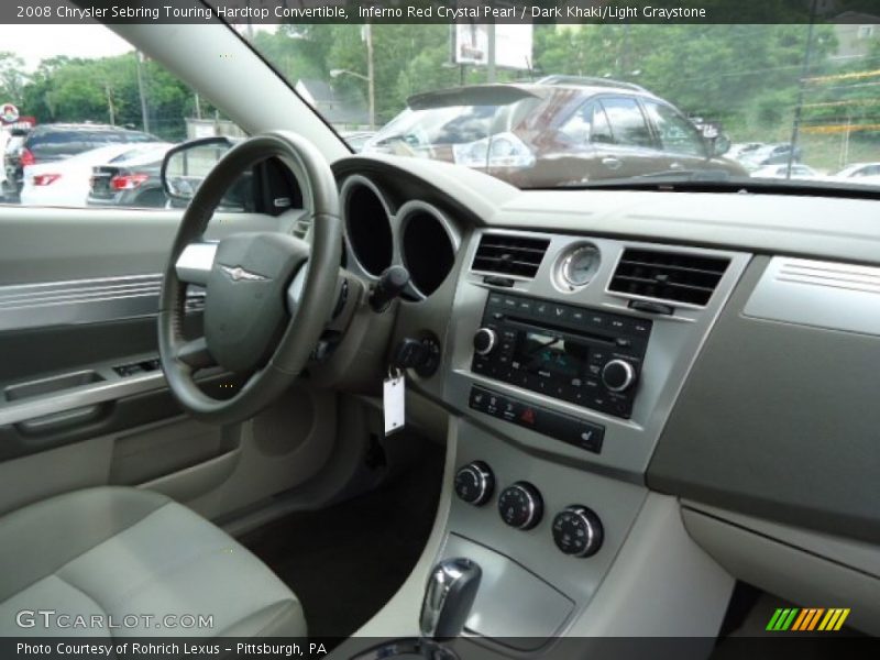 Dashboard of 2008 Sebring Touring Hardtop Convertible