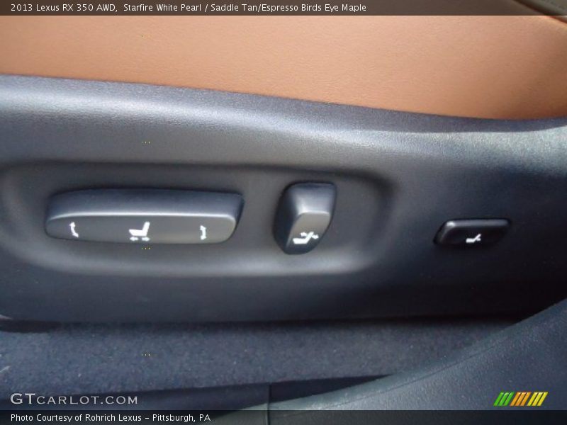 Controls of 2013 RX 350 AWD