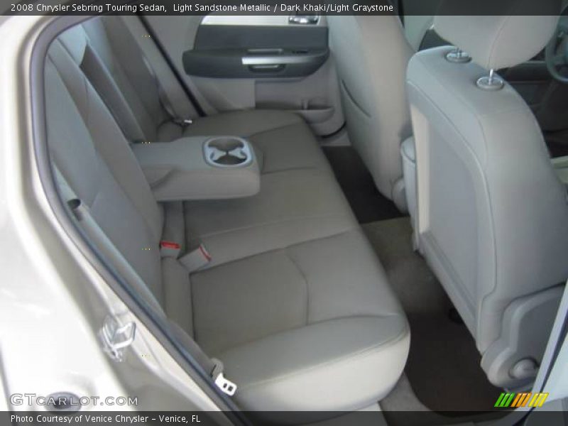 Light Sandstone Metallic / Dark Khaki/Light Graystone 2008 Chrysler Sebring Touring Sedan
