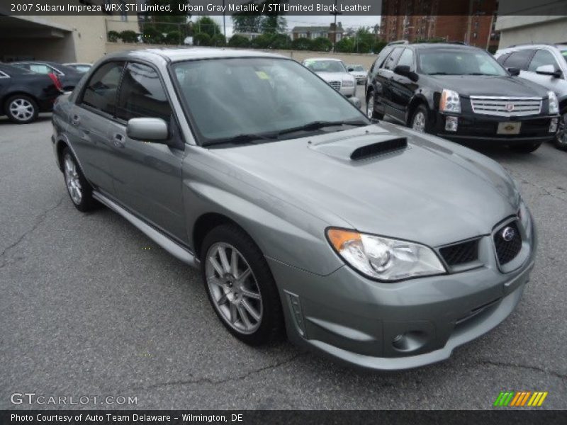 Urban Gray Metallic / STi Limited Black Leather 2007 Subaru Impreza WRX STi Limited
